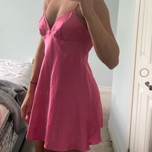 lasenza silk slip dress
